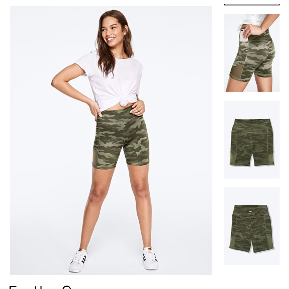 Victoria Secret Bike Camo Shorts